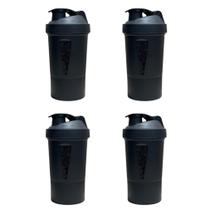 Kit Com 4 Coqueteleiras Com Compartimento