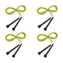 Kit com 4 Corda de Pular Muvin Basics em PVC Tamanho Ajustável - Saltos Velocidade Exercícios Treino Funcional Academia Kit com 4 Corda de Pular Muvin Basics em PVC Tamanho Ajustável - Saltos Velocidade Exercícios Treino Funcional Academia