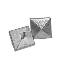 Kit com 4 Cravos de Alumínio Fundido para decoração de portões tamanho: Quadrado 25mm Kit com 4 Cravos de Alumínio Fundido para decoração de portões tamanho: Quadrado 25mm