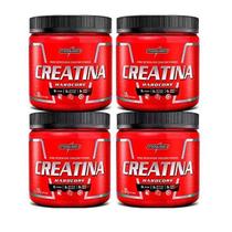 Kit com 4 creatina 300g integral medica creatine