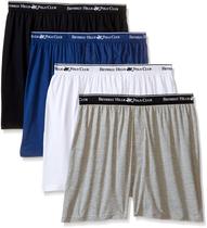 Kit com 4 Cuecas Boxer de Malha Masculinas Beverly Hills Polo Club Kit com 4 Cuecas Boxer de Malha Masculinas Beverly Hills Polo Club
