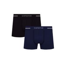 Kit Com 4 Cuecas Boxer Selene Box Microfibra Masculina
