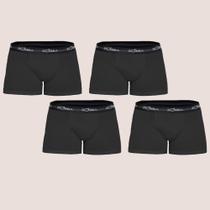 Kit Com 4 Cuecas Boxer Sem Costura Algodão Confortável Zorba