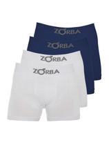 Kit com 4 Cuecas Boxer Zorba 781 Colorido Kit com 4 Cuecas Boxer Zorba 781 Colorido