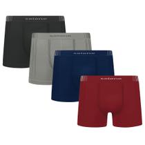 Kit Com 4 Cuecas Plus Size Tamanhos Grandes Modelo Sem Costura