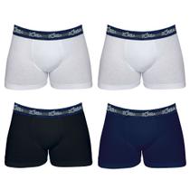 Kit com 4 cuecas zorba boxer 0702-0 p/xgg Kit com 4 cuecas zorba boxer 0702-0 p/xgg