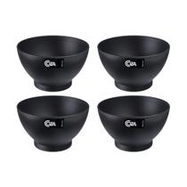 Kit com 4 Cumbucas 500ml Preto Coza Brinox Kit com 4 Cumbucas 500ml Preto Coza Brinox