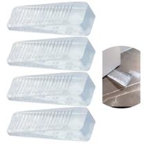 Kit com 4 Cunhas de Porta Transparentes Seguro e Discreto VitalMG Kit com 4 Cunhas de Porta Transparentes Seguro e Discreto VitalMG
