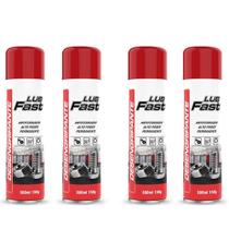 Kit com 4 Desengripantes Anticorrosivo Lub Fast 300ml
