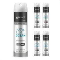 Kit com 4 - Desodorante Above Men Elements Ocean 150ml Kit com 4 - Desodorante Above Men Elements Ocean 150ml