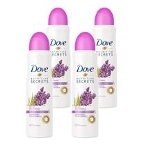 Kit Com 4 Desodorante Dove Secrets Ritual Relaxante 150Ml
