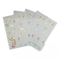 Kit com 4 divisorias 170 gr decoradas pequeno principe tamanho furacaode disco universitario buendia pcd6016c Kit com 4 divisorias 170 gr decoradas pequeno principe tamanho furacaode disco universitario buendia pcd6016c