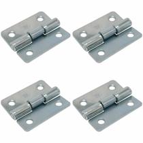 Kit Com 4 Dobradiça Zincada Santo Angelo Para Hard Cases Racks