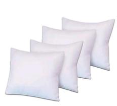 Kit com 4 Enchimentos para Almofada 45x45 Refil de silicone / envio imediato fabricação própria