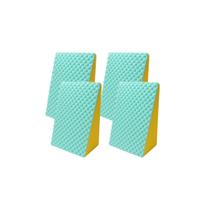Kit Com 4 Encostos Ortopédicos De Alta Densidade Comfort Luck Luckspuma