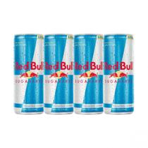 Kit com 4 Energético Sem Açúcar Red Bull 250ml