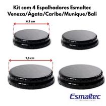 Kit com 4 Espalhadores Esmaltec Tampinhas Queimador do Fogão Esmaltec Veneza/Ágata/Caribe/Munique/Bali Kit com 4 Espalhadores Esmaltec Tampinhas Queimador do Fogão Esmaltec Veneza/Ágata/Caribe/Munique/Bali