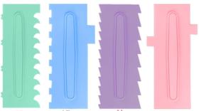Kit Com 4 Espatulas Bolo Artesanato Candy Colors 4 5 6 7 Kit Com 4 Espatulas Bolo Artesanato Candy Colors 4 5 6 7