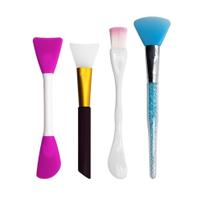 Kit com 4 Espátulas de Silicone para Aplicação de Máscara Argila Skincare Kit com 4 Espátulas de Silicone para Aplicação de Máscara Argila Skincare