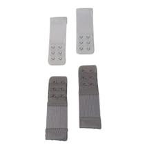kit com 4 extensores elásticos para Soutien com 2 ganchos e 2 regulagens Pequeno
