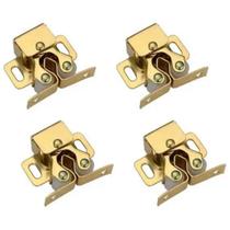 Kit Com 4 Fechos Rolete Bicromatizado Para Portas E Armários 700013