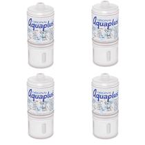 Kit com 4 Filtro Refil Aquaplus 200 Cart Original - Aquaplus 200, EF Polifil 200, Aqualar 3M AP200 e Outros