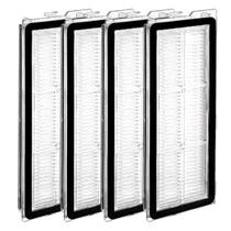Kit com 4 filtros HEPA de reposição para aspiradores Roborock Qrevo Kit com 4 filtros HEPA de reposição para aspiradores Roborock Qrevo