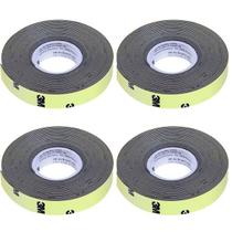 Kit com 4 Fita Dupla Face 5369 Automotiva 12MM X 3M