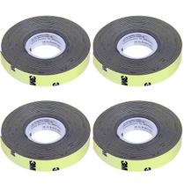 Kit com 4 Fita Dupla Face 5369 Automotiva 12MM X 3M