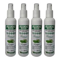 Kit com 4 fluido biofarm - uso tópico 200ml