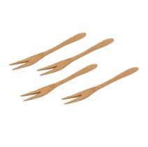 Kit com 4 Garfinhos em Bambu 14x1,5cm - Yoi Kit com 4 Garfinhos em Bambu 14x1,5cm - Yoi