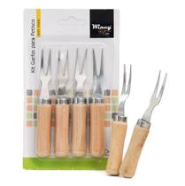 Kit Com 4 Garfos Para Petisco em Inox - Wincy Kit Com 4 Garfos Para Petisco em Inox - Wincy