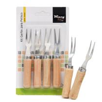 Kit Com 4 Garfos Para Petiscos Nature