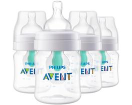 Kit com 4 Garrafas Philips Avent Anti-Cólica AirFree 125ml Kit com 4 Garrafas Philips Avent Anti-Cólica AirFree 125ml