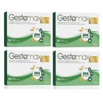 KIT com 4 Gestamax Gold Suplemento para Gestantes 30 Cáps