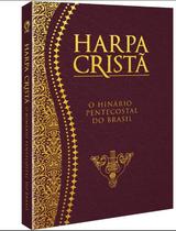 KIT COM 4 Harpa Cristã Popular Letra Normal Tamanho médio Vinho