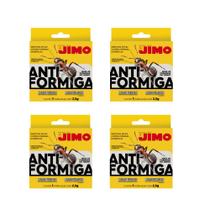 Kit Com 4 Jimo Anti Formiga Porta Iscas 2,5g Mata Formigas De Forma Rápida Eficaz Ideal Para Cozinhas Dispensas Armarios Aplicação Ambientes Internos