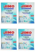 Kit com 4 Jimo Antiumidade Cabide Evita Mofo E Mau Odor