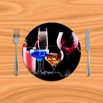 Kit Com 4 Jogos Americanos Sousplat Bebida Mod.19 Kit Com 4 Jogos Americanos Sousplat Bebida Mod.19