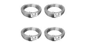 Kit com 4 kg de arame liso galvanizado - bwg12-2,77mm - jst Kit com 4 kg de arame liso galvanizado - bwg12-2,77mm - jst