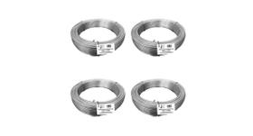 Kit com 4 kg de arame liso galvanizado - bwg16-1,65mm - jst