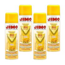 Kit com 4 Kit Jimo Anti Acaros Pulgas Carrapatos Spray 300ml Elimina Insetos Invisiveis Protege Ambientes Infestação Dedetização Em Casa Não Mancha