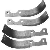 Kit com 4 Lâminas Enxada Rotativa Tratorito Branco B4t 6,5cv / Bd 5cv Lado Esquerdo e Direito Branco Motores