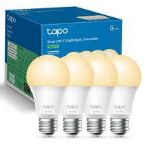 Kit com 4 Lâmpadas Inteligentes TP-Link Tapo L510E - 800 Lúmens Kit com 4 Lâmpadas Inteligentes TP-Link Tapo L510E - 800 Lúmens