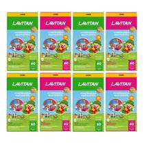 Kit com 4 Lavitan Patati Patata Tutti-frutti c/ 60 + 4 lavitan patati pata mix de frutas c/60 Kit com 4 Lavitan Patati Patata Tutti-frutti c/ 60 + 4 lavitan patati pata mix de frutas c/60