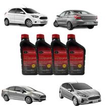Kit com 4 litros de óleo para motor, sintético sae 5w20 motorcraft Kit com 4 litros de óleo para motor, sintético sae 5w20 motorcraft