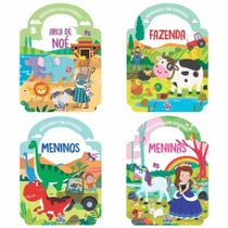 Kit com 4 livros: Brincando com atividades - Exercícios para treinar a coordenação motora e muito mais! - blu editora Kit com 4 livros: Brincando com atividades - Exercícios para treinar a coordenação motora e muito mais! - blu editora