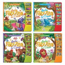 Kit Com 4 Livros Sonoros: Lindas Fábulas Para Ler E Ouvir Kit Com 4 Livros Sonoros: Lindas Fábulas Para Ler E Ouvir
