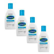 Kit com 4 Loção de Limpeza Facial Cetaphil Pele Seca e Sensível com 120ml Cada