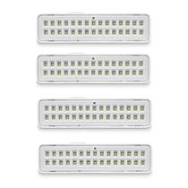Kit com 4 Luz Emergência Bateria Lítio 30 Leds 2W Biv Elgin Kit com 4 Luz Emergência Bateria Lítio 30 Leds 2W Biv Elgin